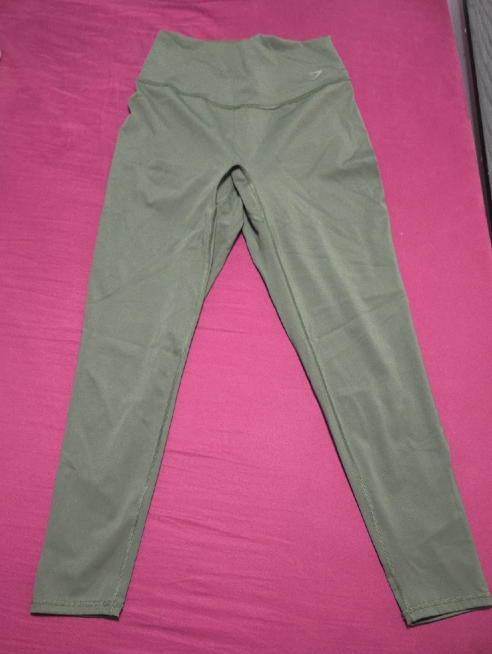 Gymshark Olive Green High-Waist Leggings